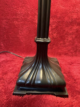 Load image into Gallery viewer, Unique Designed Tiffany Style Mission Style Table Lamp Stained Glass 29”
