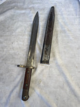 Load image into Gallery viewer, 1890`S TURKISH SWORD BAYONET OTTOMAN MAUSER w SCABBARD DAGGER M1890 WW1 WW2
