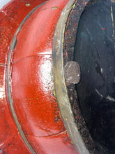 Load image into Gallery viewer, Antique Chinese 19th Century Lacquered Peach Wood Basin or Bowl 20.5”!!

