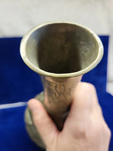 Load image into Gallery viewer, Vtg CHINESE DRAGON BRASS VASE 9.25"
