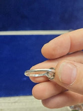 Load image into Gallery viewer, G &amp; H Israel Hagit Gorali Sterling Silver Clear White Quartz Ring Size 8
