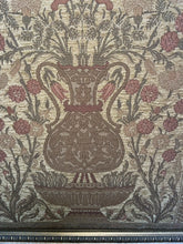 Load image into Gallery viewer, VINTAGE: LARGE WOOD FRAMED TAPESTRY WALL HANGING
