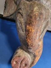 Load image into Gallery viewer, Vintage hand carved wooden Ganesh Mask Hindu Nepalese Buddha (as1024)
