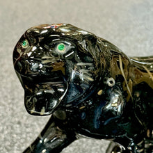Load image into Gallery viewer, Vintage Attributed Royal Haeger Black Panther TV Lamp Planter MCM Ceramic 15”
