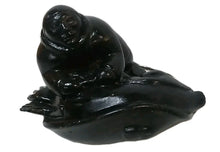 Load image into Gallery viewer, Vintage Inuit Soapstone Hunter &amp; Seal Sculpture, Mathewsie Amidlak 491‑05‑3503
