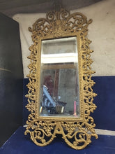 Load image into Gallery viewer, Victorian dark academia Beveled mirror by Bradley &amp; Hubbard
