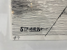 Load image into Gallery viewer, Large Framed Seattle Artist, Jon Strongbow “Dawn Patrol” Signed &amp; Numbered
