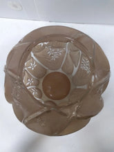 Load image into Gallery viewer, Vintage Consolidated Art Glass Vase Consolidated Line #700, Dusty Cream &amp; Clear
