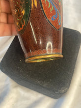 Load image into Gallery viewer, Antique Japanese Cloisonné Vase from 1846-1923
