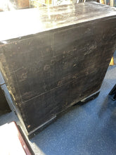 Load image into Gallery viewer, Vintage Elmwood Korean Storage Chest Cabinet With Brass Accents
