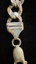 Load image into Gallery viewer, 27” Sterling Silver Figaro Link Chain Necklace 925 Silver Chain Italian 76.6g
