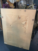 Load image into Gallery viewer, #180 Ornate Frameless Vintage Multi-Faceted Gold Beveled Mirror 48“ X 36“
