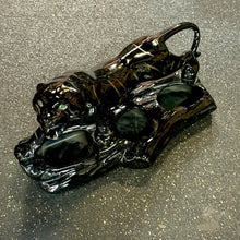 Load image into Gallery viewer, Vintage Attributed Royal Haeger Black Panther TV Lamp Planter MCM Ceramic 15”

