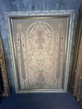 Load image into Gallery viewer, VINTAGE: LARGE WOOD FRAMED TAPESTRY WALL HANGING
