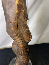 Load image into Gallery viewer, Congo Female ancestral/guardian Wood figure with expressed scarification marks
