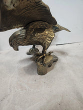 Load image into Gallery viewer, Vintage Large Brass Eagle On A Branch Sculpture Statue
