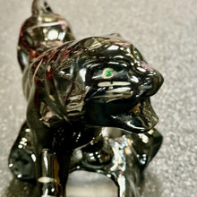 Load image into Gallery viewer, Vintage Attributed Royal Haeger Black Panther TV Lamp Planter MCM Ceramic 15”

