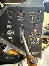 Load image into Gallery viewer, 1950’s USAF F-100 Super Sabre Jet Aircraft Original Landing Gear Control Panel
