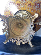 Load image into Gallery viewer, Beautiful Vintage Porcelain &amp; Bronze Pedestal Centerpiece Compote Bowl!!
