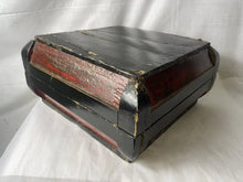 Load image into Gallery viewer, Antique 19 Century Chinese Provincial Utilitarian Wood tea Box 14”x14”x8”!!

