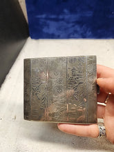 Load image into Gallery viewer, RARE Antique Sterling Silver Cigarette Case With Japanese Engravings 126.7g

