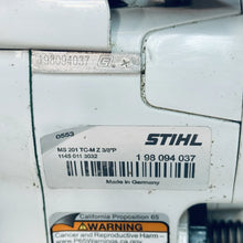 Load image into Gallery viewer, STIHL MS 201 TC-M Z Top Handle Arborist Chainsaw 14” Bar w/ Scabbard Great Cond.
