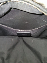 Load image into Gallery viewer, Fendi Bag Bugs Monster Backpack 7VZ012 Y4E Black Nylon Fur Mohawk Red Zip Italy
