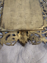 Load image into Gallery viewer, 19th C Antique Bradley &amp; Hubbard-Style Dionysius Brass Wall Mirror
