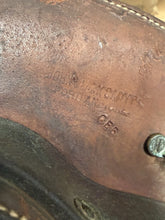Load image into Gallery viewer, Antique John Clark - Western Saddle W/wood Stirrups 11.5" Seat c. 1870-90
