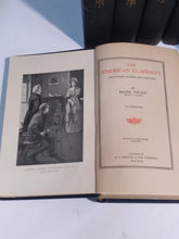 Load image into Gallery viewer, Vintage Mark Twain Hardcover Book Set Lot of 10 Classic Literature P.F. Collier
