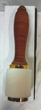 Load image into Gallery viewer, NEW Barry King Pro Grade 64 oz Leather Working Mallet Nylon Head Hammer Round
