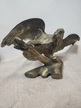 Load image into Gallery viewer, Vintage Large Brass Eagle On A Branch Sculpture Statue
