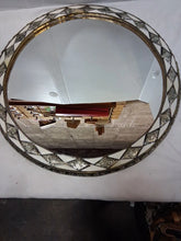 Load image into Gallery viewer, Moroccan Round Wall Mirror Filigree Metal Frame Made in Morocco 18"
