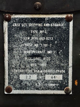 Load image into Gallery viewer, Vietnam Era Military Metal Storage Case – MIL-C-4740 MF-1 – Case No. 1 of 2
