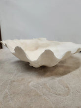 Load image into Gallery viewer, Vintage Giant Clam Shell Ruffled Tridacna Squamous Display
