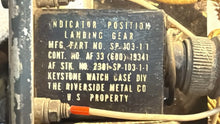 Load image into Gallery viewer, 1950’s USAF F-100 Super Sabre Jet Aircraft Original Landing Gear Control Panel
