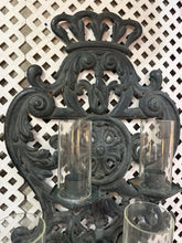 Load image into Gallery viewer, Extra Large 5 Light Medieval Tuscan Style Wall Sconce, “Candle Holder” 52”X30”
