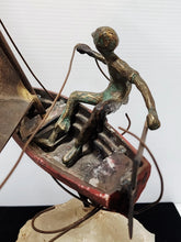 Load image into Gallery viewer, Curtis Jere Bronze &amp; Brass Sailboat Vintage C Jere 1960s Sculpture Artisan House
