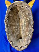 Load image into Gallery viewer, Vintage Large 23” African Tribal Blesbok Blesbuck Antelope Yellow Wood Mask

