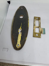 Load image into Gallery viewer, Vintage Oval Beaded-Edge Door Knob Set, Reclaimed Hardware (EFO)
