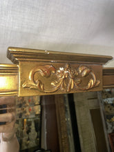 Load image into Gallery viewer, #104 Antique Style Ornate Gold And Black Mirror 39.5” X 27.5”
