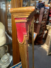 Load image into Gallery viewer, #265 Vintage Italian Hollywood Regency Gold Giltwood Trumeau Wall Mirror 46”X24”
