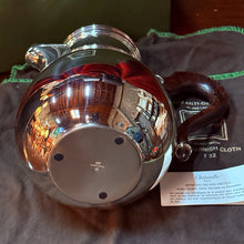 Load image into Gallery viewer, Christofle Paris Bagatelle Silver Plated Coffee Pot 8 Cup Rosewood Handle w/ Box

