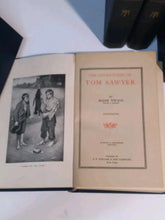 Load image into Gallery viewer, Vintage Mark Twain Hardcover Book Set Lot of 10 Classic Literature P.F. Collier
