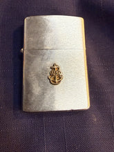 Load image into Gallery viewer, RARE Vintage 1964 Vietnam Era Zippo Lighter With US Navy Chiefs Fouled Anchor
