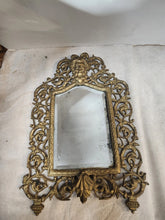 Load image into Gallery viewer, 19th C Antique Bradley &amp; Hubbard-Style Dionysius Brass Wall Mirror
