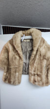 Load image into Gallery viewer, Vintage Mink Fur Stole Cape 1950s 2 Pocket Santa Ana
