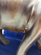 Load image into Gallery viewer, Vintage African Ebony Wooden Rhino Statue Rhinoceros Wooden -Carved Art Figure
