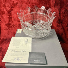 Load image into Gallery viewer, Waterford Designer’s Studio Crown Bowl 31/100 Jim O’Leary 12” × 8” Limited, COA
