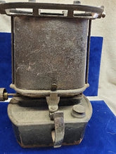 Load image into Gallery viewer, Antique Cast IRON CLAD Kerosene Sad Iron Stove Heater PAT. 1885 w Mica &amp; Wick
